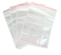 Изображение Пакетики 10*20 см с липким краем, 10 шт